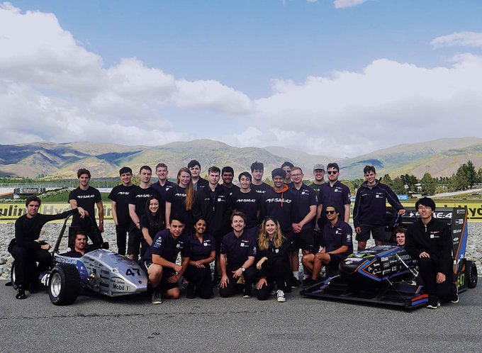 A group of University of Auckland students building the next generation of electric vehicles