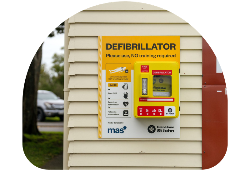 Community defibrillators