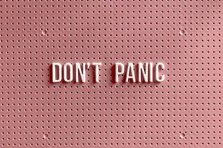 Don't-panic-letterboard-sign