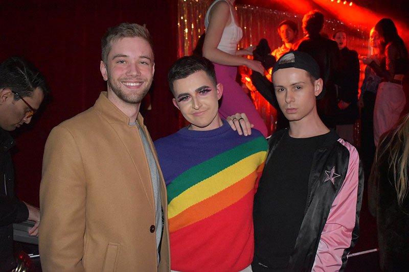 Drag show participants in group photo