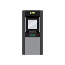 Icon of a ATM machine