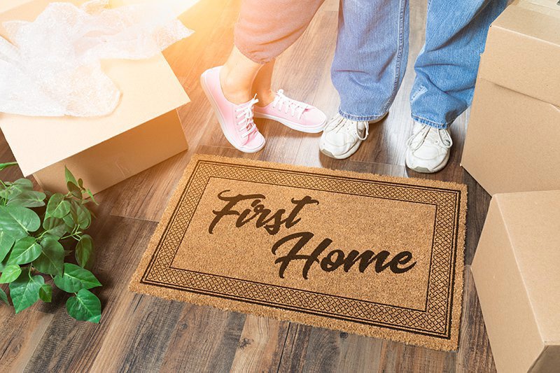 Couple in first home