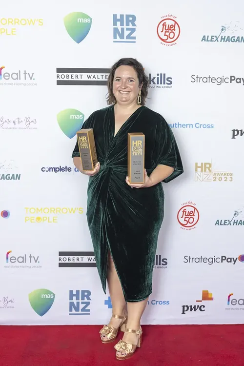 Laura Warren at NZ HR Awards 2023