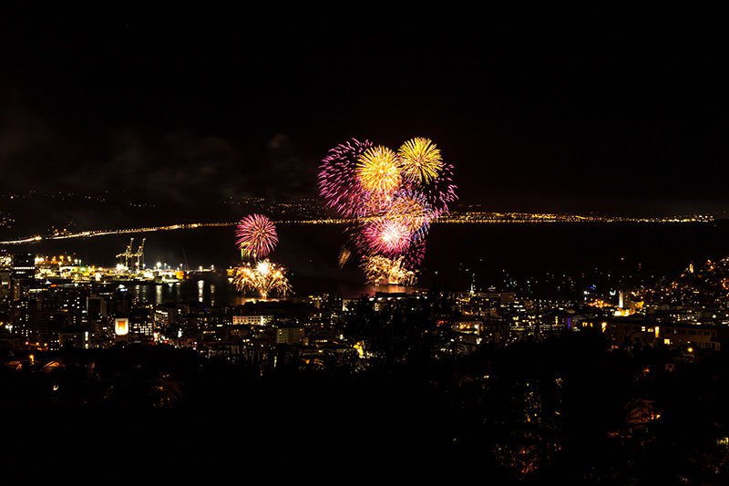 Matariki fireworks in Wellington