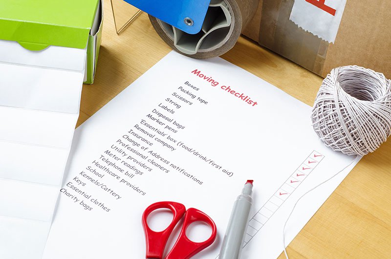 Moving House Checklist