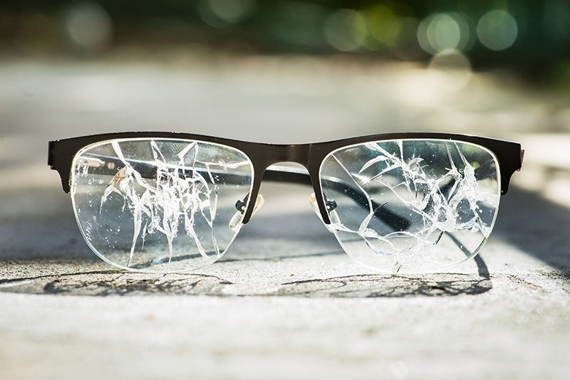 Shattered glasses