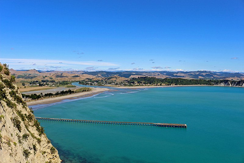 Tolaga Bay Wharf in Gisborne New Zealand