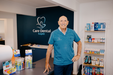 Gary Lawrence in his Kapiti office