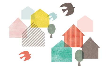 Cartoon houses