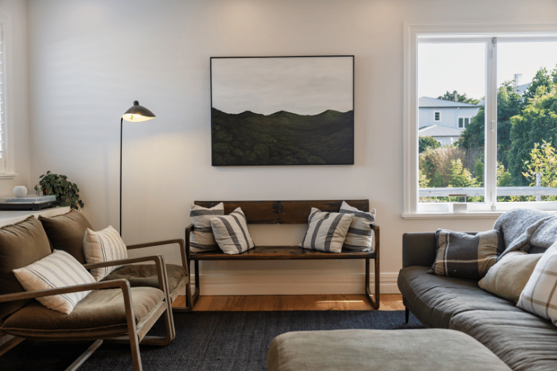 The renovated lounge