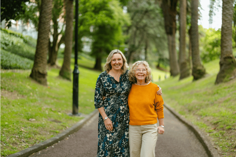 Lynsey Hayward and Norma Hayward
