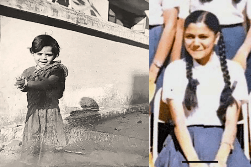 Dr Savitha as a child