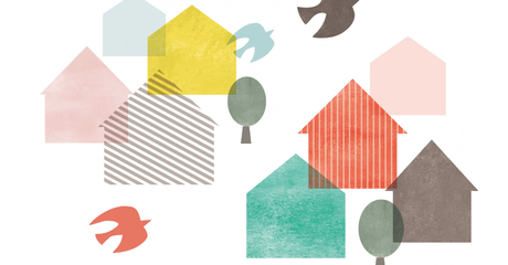 Cartoon houses