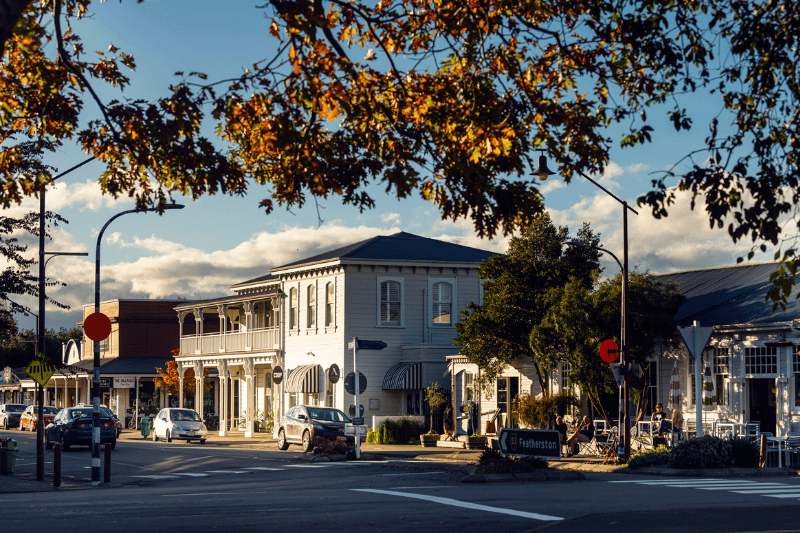 The greats of Greytown on an autumn day