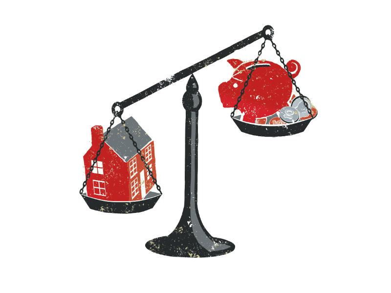 House tipping the scale on savings