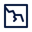 Icon of a broken pane of glass