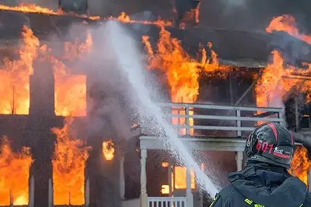 fireman putting a house fire out listing.webp