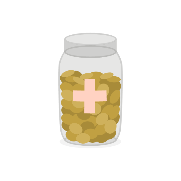 Jar of coins