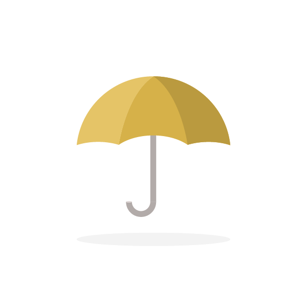 Yellow umbrella