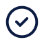 Icon of a tick in a circle 2x