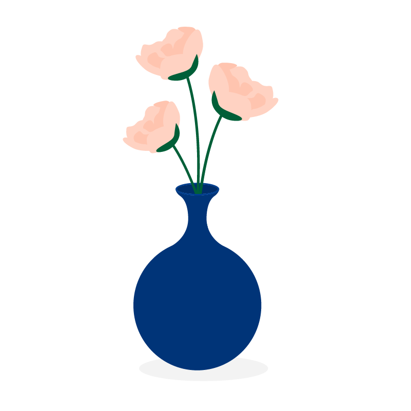 Vase and Flowers